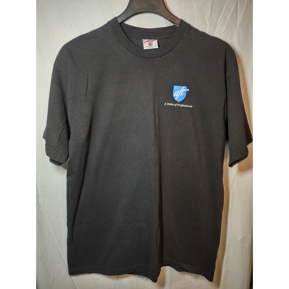 XL Vintage 90's Union Made AFT Black Tshirt Made in USA